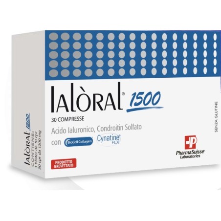 Pharmasuisse Laboratories Ialoral Integratore per le Articolazioni 1500 30 Compresse
