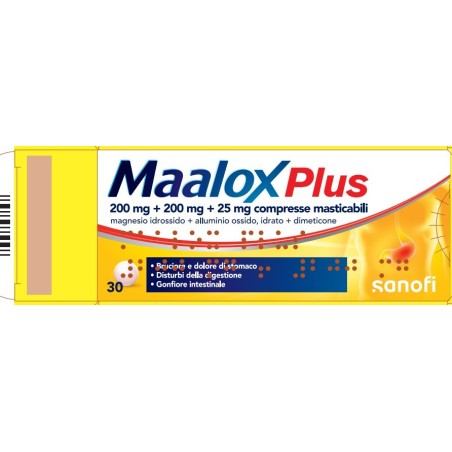 Maalox Plus*30cpr Mast
