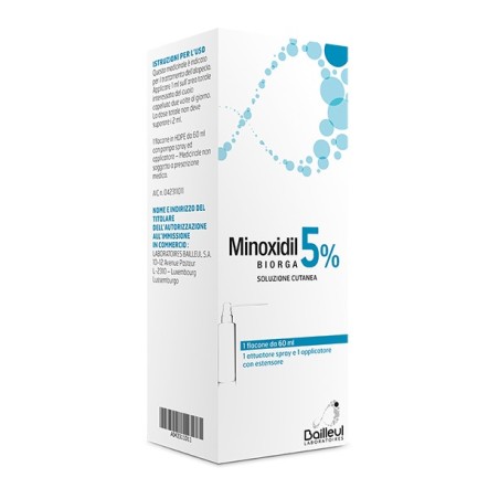 Laboratoires Bailleul S. A. Minoxidil Biorga Soluzione Cutanea 60 Ml 5%