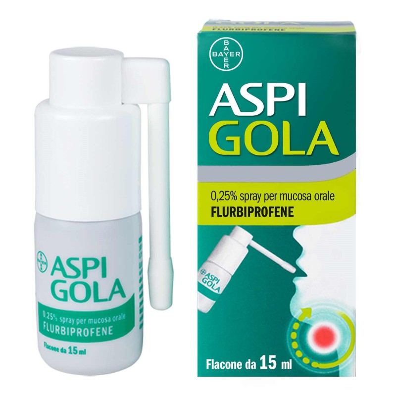 Aspigola Spray Mucosa Soluzione Orale 15 Ml 0,25%