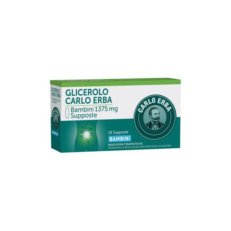 Glicerolo*bb 18supp 1375mg