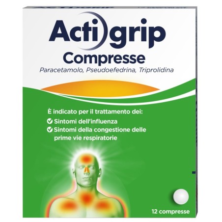Actigrip*12cpr 2,5+60+500mg