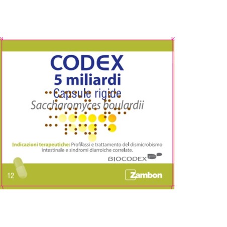 CODEX*12CPS 5MLD 250MG