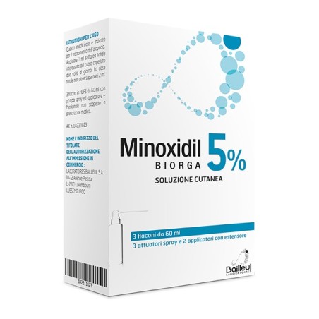 Minoxidil Biorga*sol Cut 3fl5%