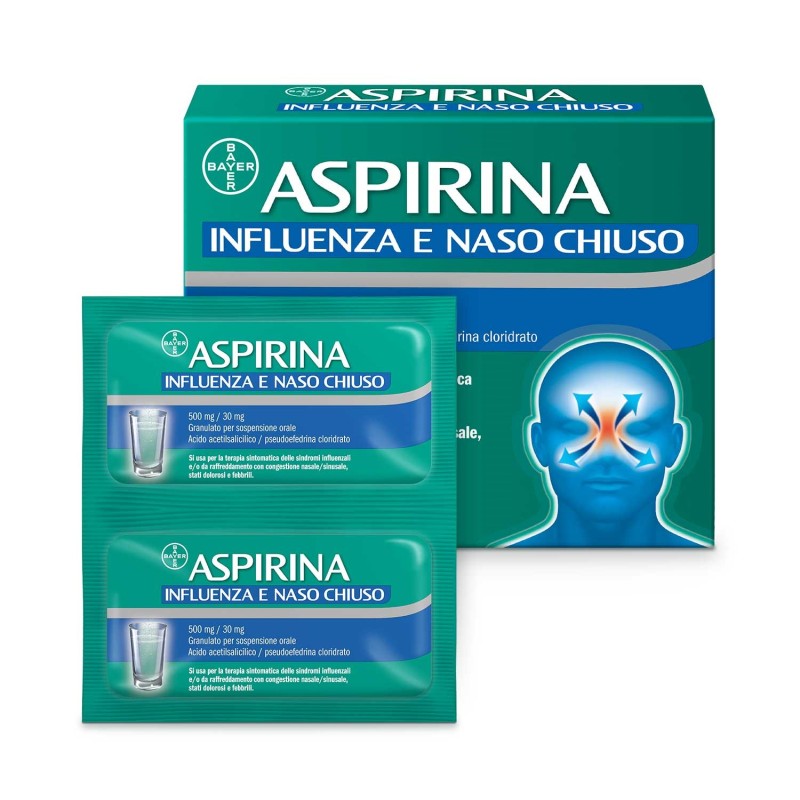 ASPIRINA INFLUENZA NASO CH*10B