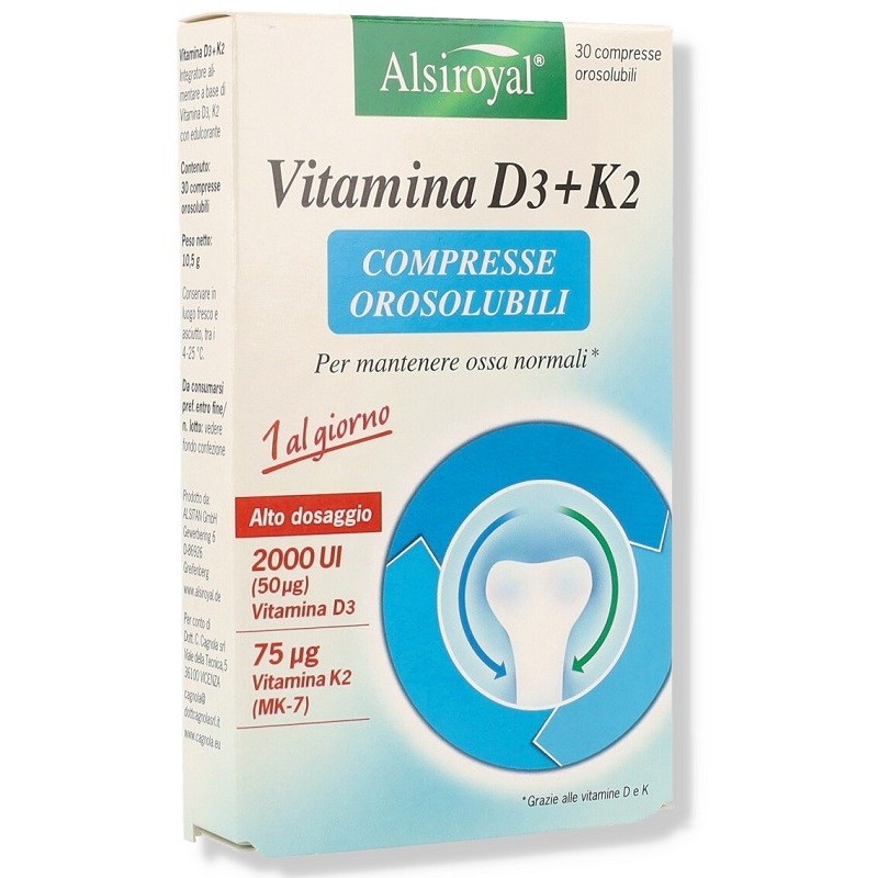 Vitamina D3+k2 30cpr