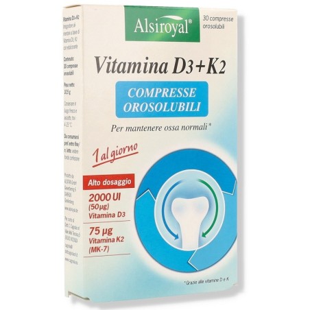 Vitamina D3+k2 30cpr