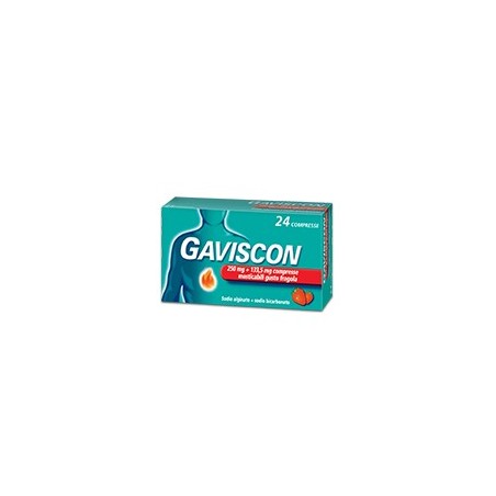 Gaviscon*24cpr Frag250+133,5mg