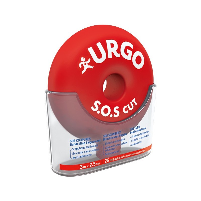 Benda Urgo Sos Cut Beda per Tagli Superficiali 3x2,5cm