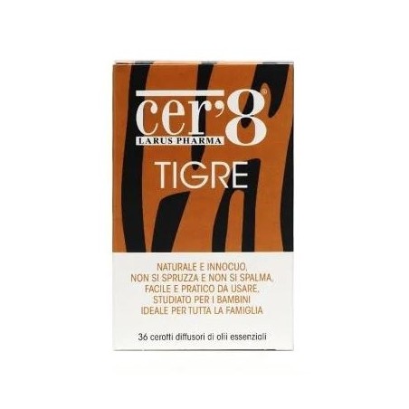 Cer'8 Tigre Cuscinetto Adesivo 36 Pezzi