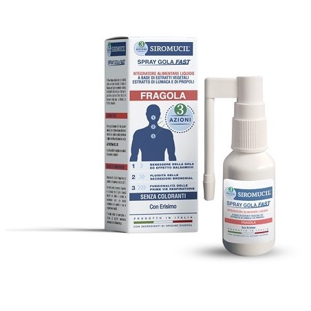 Siromucil 3 Azioni Spray Gola Fast 15 Ml