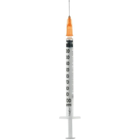 Siringa Per Insulina Extrafine 1ml 100 Ui Ago Removibile 25 Gauge 0,5x16 Mm 1 Pezzo