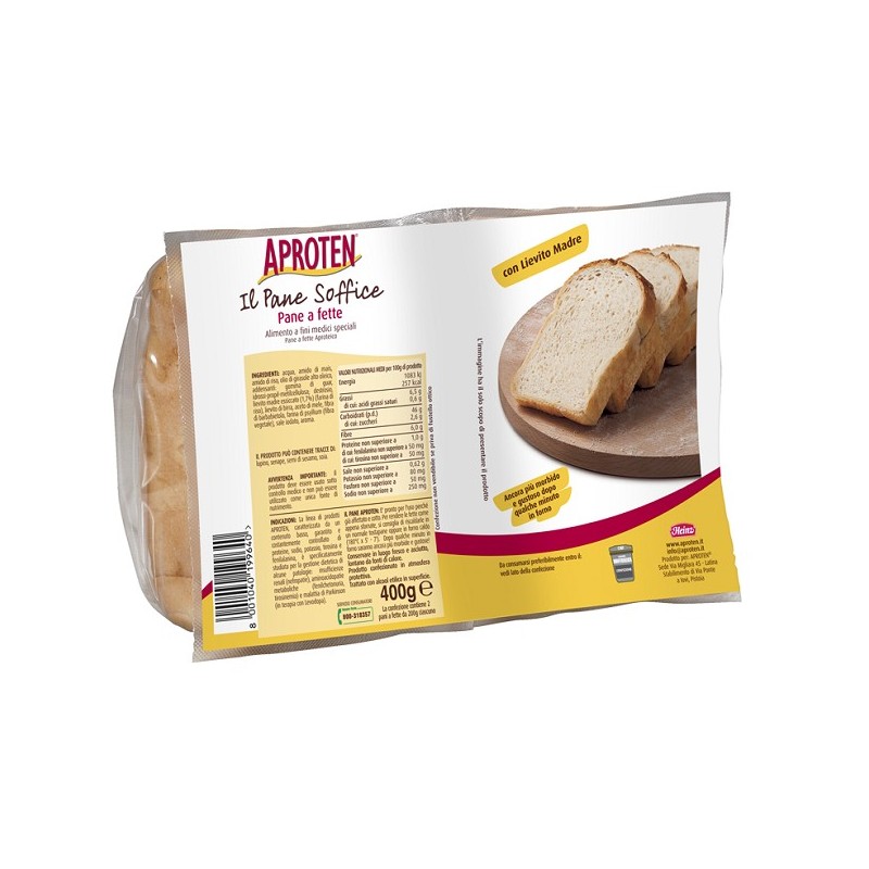 Aproten Pan Bianco Fette 2 X 200 G