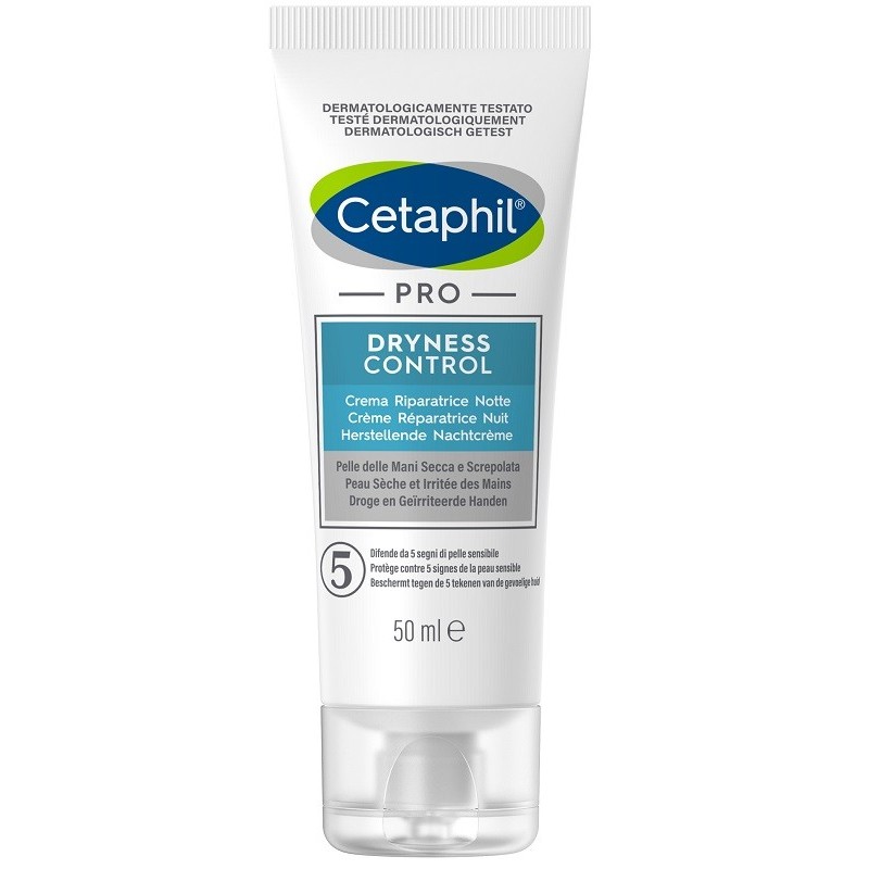 Cetaphil Pro Dryness Control Crema Mani Riparatrice Notte 50 Ml
