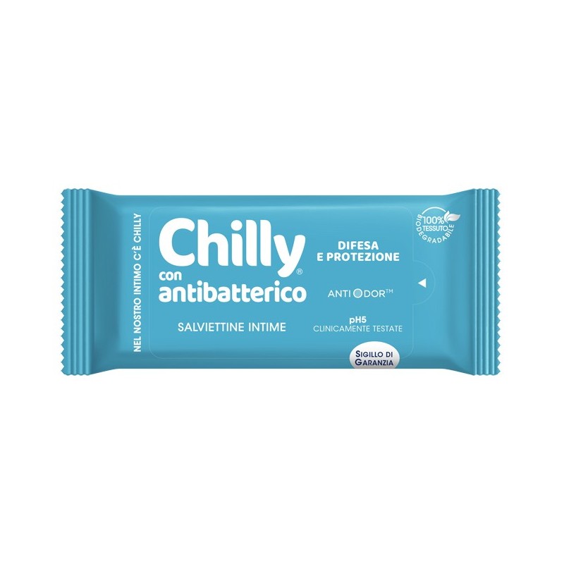 Chilly Salviette Antibatteriche 12 Pezzi