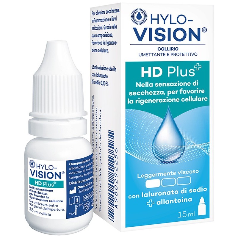 Hylovision Hd Plus Collirio Umettante E Protettivo 15 Ml