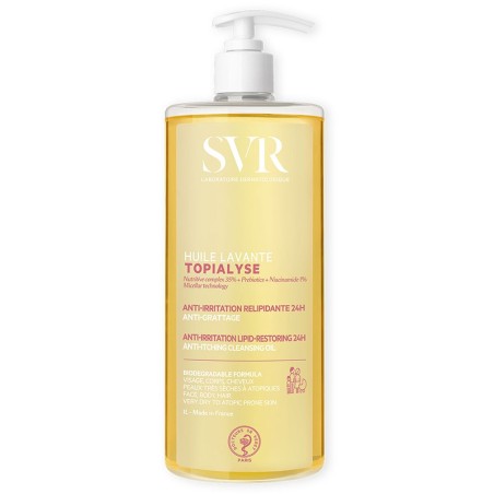 SVR Topialyse Huile Lavante detergente relipidante per pelle secca e sensibile 1000 ml