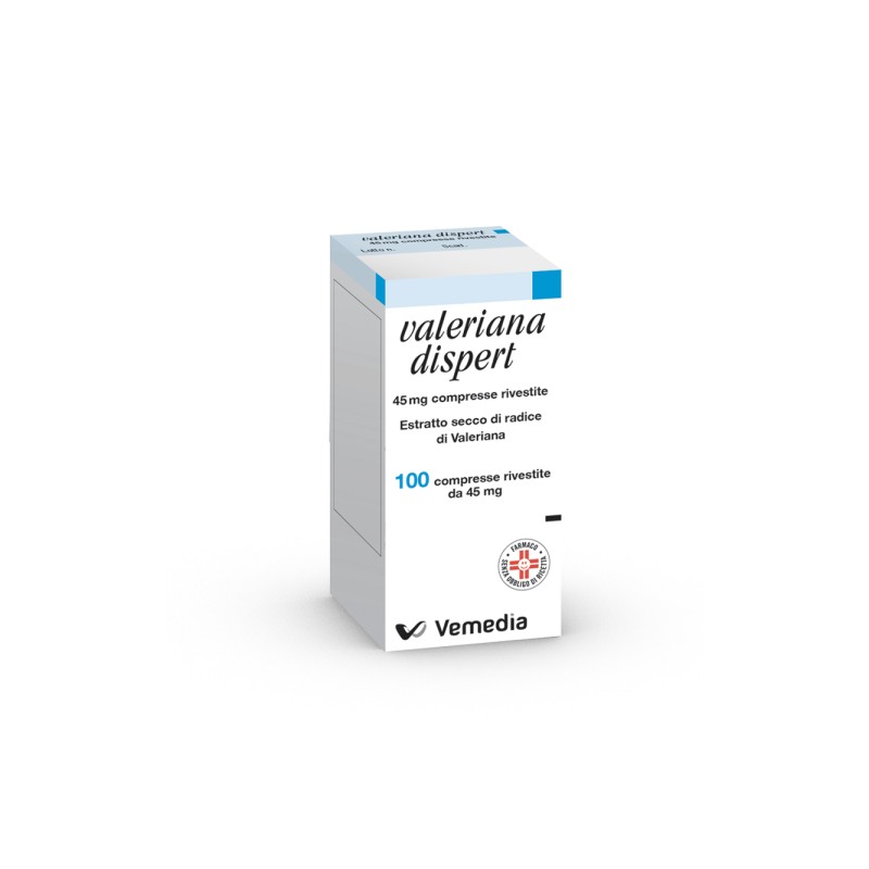 Vemedia Valeriana Dispert*100cpr 45mg