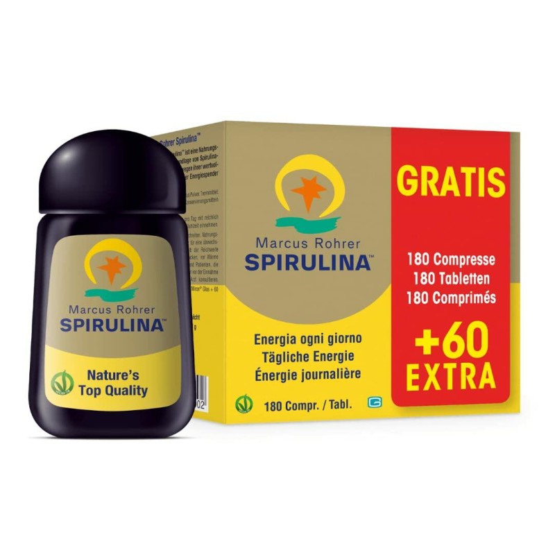 Cabassi e Giuriati Spirulina Marcus Rohrer 180 Compresse + 60 omaggio