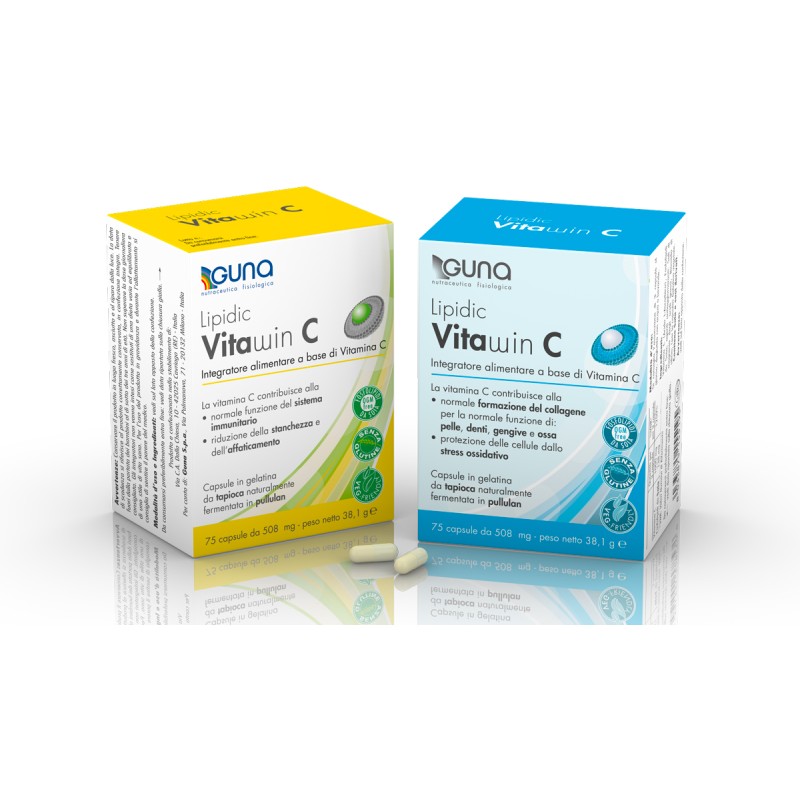 Guna Lipidic Vitawin C per le Difese Immunitarie 75 Compresse