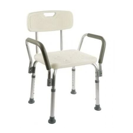 Ausilium Sedia Da Doccia con Schienale e Braccioli