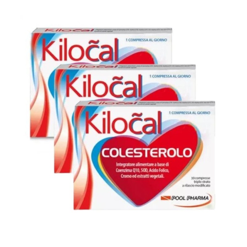 Kilocal Colesterolo Supporto Naturale per la Gestione del Colesterolo 3x30 compresse
