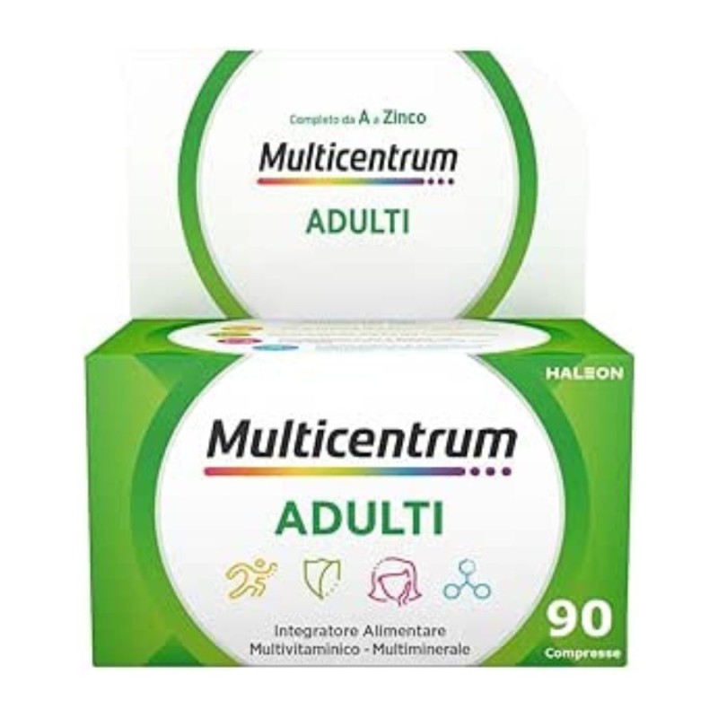 Multicentrum Adulti Integratore alimentare multivitaminico e multiminerale, 90 compresse