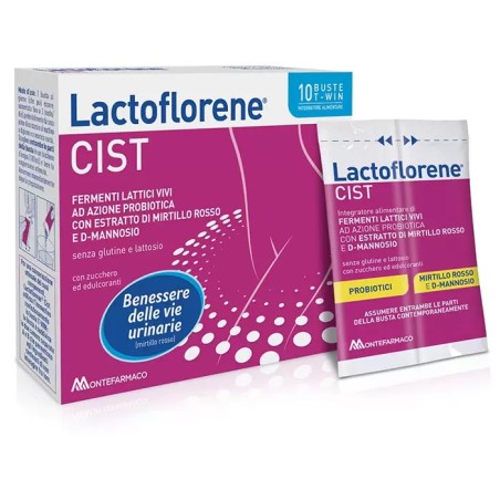 Lactoflorene Cist Integratore per il benessere delle vie urinarie 20 buste