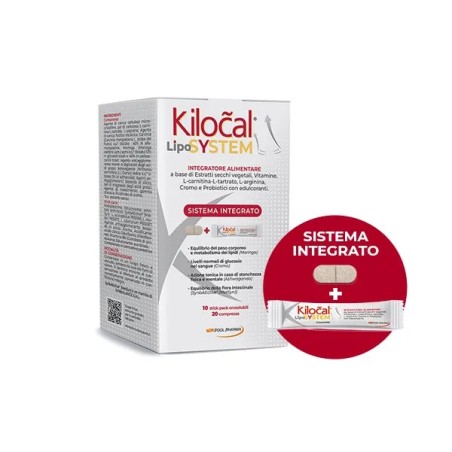 Kilocal Lipo System Integratore per Dimagrire 10 stick + 20 compresse