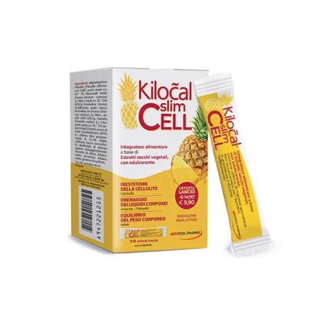 Kilocal Pool Pharma Kilocal Slim Cell Drenante Ananas 10 Stickpack