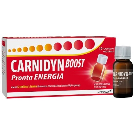 Alfasigma Carnidyn Boost Pronta Energia 10 Flaconcini