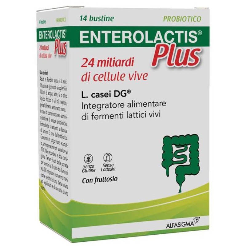 Alfasigma Enterolactis Plus Bustine 14 bustine - Scadenza 31/10/2025 Alfasigma Enterolactis Plus Bustine 14 bustine - Scadenza 31/10/2025