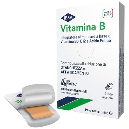 Ibsa Vitamina B Integratore alimentare a base di Vitamina B12 30 Film Orali