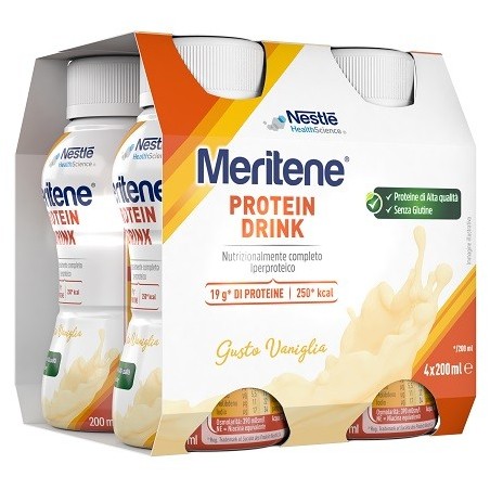 Meritene Drink Vaniglia 4 Pezzi Da 200ml