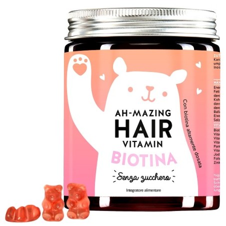 Bears with Benefits Ah-Mazing Hair Vitamin Biotina 45 Caramelle Gommose