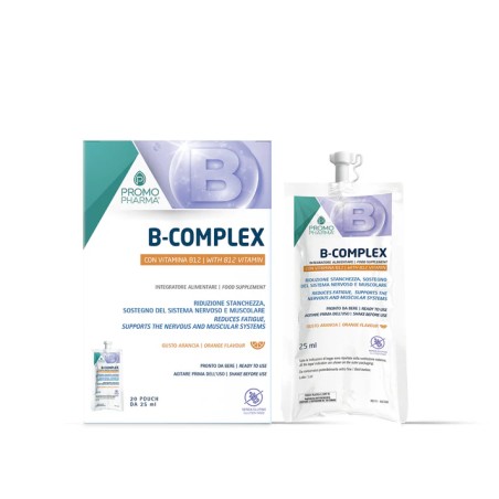 PromoPharma B-Complex Integratore Energetico 20 Pouch da 25ml