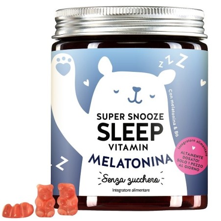 Bears With Benefits Super Snooze Sleep Vitamin Melatonina 45 Orsetti Gommosi