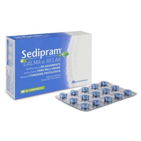 Sedipram Calma e Relax Integratore per il Rilassamento 30 Compresse