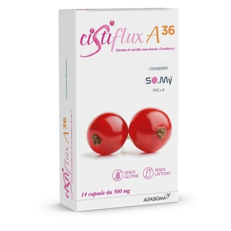 Cistiflux A36 Integratore per le Vie Urinarie 14 Capsule