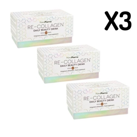 PromoPharma Re-Collagen Integratore di Collagene 60 Stick