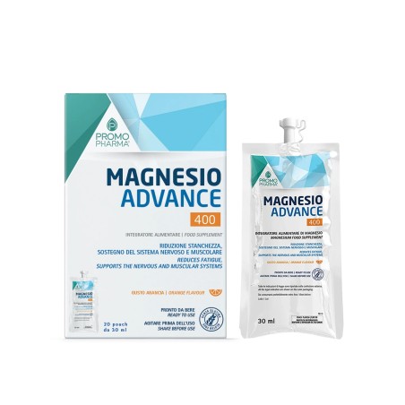 PromoPharma Magnesio Advance 400 20 Pouch Da 30 Ml