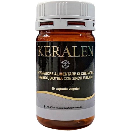 Keralen 50 Capsule Integratore Alimentare Ricostituente Unghie e Capelli