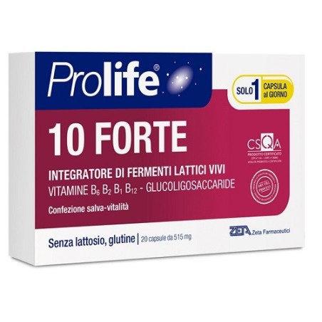 Zeta Farmaceutici Prolife 10 Forte Fermenti lattici 20 CPS