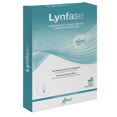 Lynfase Aboca fiale drenanti con effetto depurativo 12 flaconcini