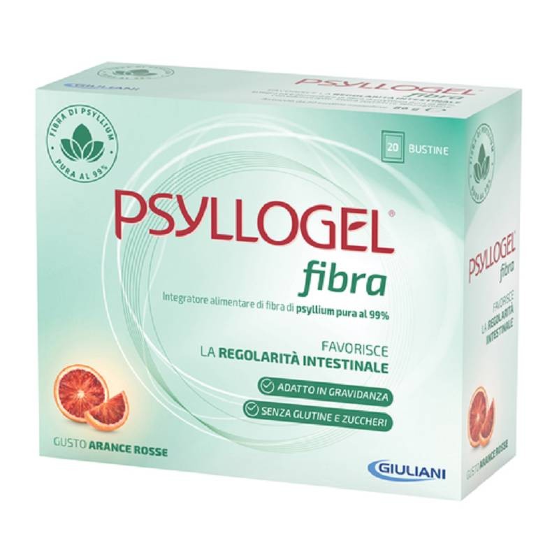 Le bustine Psyllogel sono prive di glutine e lattosio.