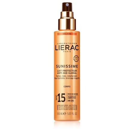 Lierac Sunissime Latte Protettivo SPF15 Corpo 150ml