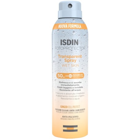 Isdin Fotoprotector Transparent Spray Wet Skin SPF50+ 250ml