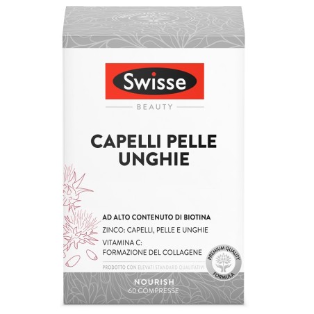 Swisse Capelli Pelle Unghie integratore per la crescita dei capelli 60 compresse