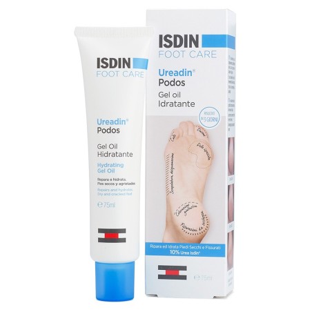 Isdin Ureadin Podos Gel Oil 75 ml Crema Riparatrice per Talloni