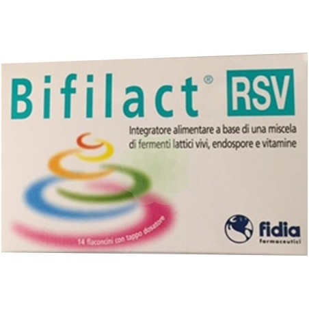 Fidia Bifilact RSV 14 Flaconcini Integratore di Fermenti Lattici Vivi